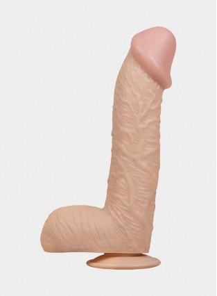 12" G-Spot Dildo Dong With Balls 