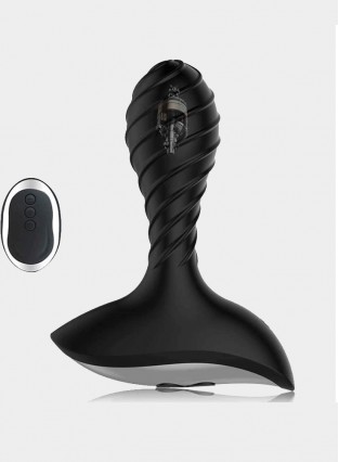 Butt Plug With 10 Vibration Modes Prostate Massage Wireless Remote Anal Vibrator Vibrating Anal Plug Sex Toys 