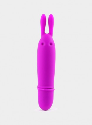 Clitoral Vibrator Small Tiny Bunny Vibrator With 10 Function Bullet Women Sex Toy 