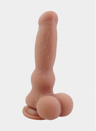 Huge Dildo Big Animal Dog Penis 8.3" Soft Silicone Thick Dildo 