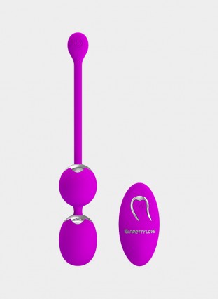 Remote Control Egg Vibrating Silicone Spheres Couple Toys 