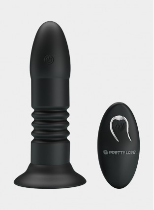 Vibrating Anal Plug Thrusting Butt Plug Anal Vibrators O-ring Compatible 