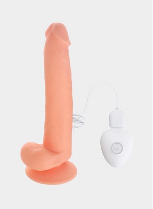 Vibrating Dildo 20 Function 7" Silicone G-spot Dong 