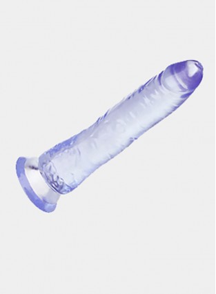 8-Inch Big Dick TPR Crystal Dildo Powerful Suction Cup Non-Handheld For Women Masturbators 