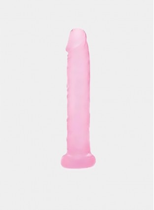 Pink Jelly Slim Dildo Sex Toys For Female Women Soft G-Spot Clitoris Stimulation  Anal Plugs Masturbator for Women 