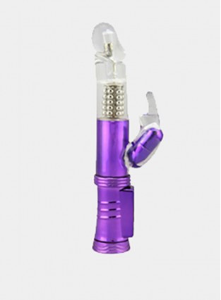 Rotating Beads Rabbit Vibrator Clitoris Stimulat Massager Dildo Vibrator Transparent Adult Sex Toys For Female