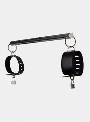 Handcuffs Ankle Steel Cuffs Spreader Stainless Slave Adjustable Bondage Sex Toys For Couple BDSM 