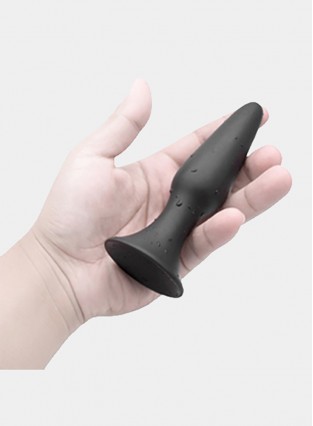 Black Silicone Anal Plug Waterproof Prostate Massager Sex Toys for Men Woman Gay Small Medium Large Erotic Butt Plug