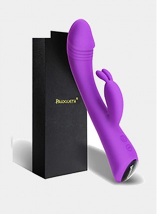 G Spot Rabbit Vibrator with Bunny Ears for Clitoris Stimulation 