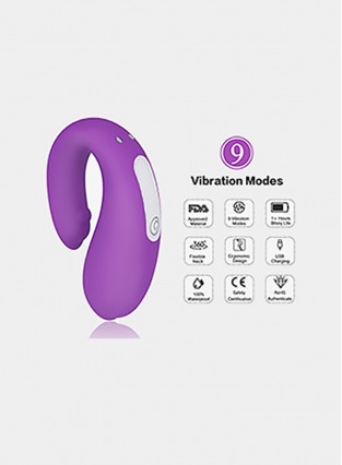 G Spot Vibrator with Quiet Dual Motor 9 Vibration Modes