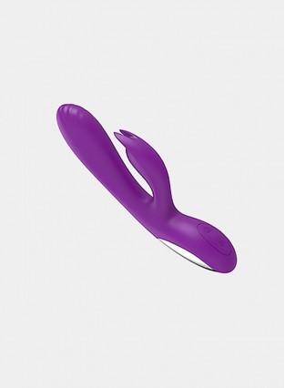 G Spot Rabbit Vibrator, 10Frequency Vibration Mode with Dual Motors Whisper Quiet USB Rechargeable 100% Waterproof Dildo Clitoris Stimulation for WomenCouples