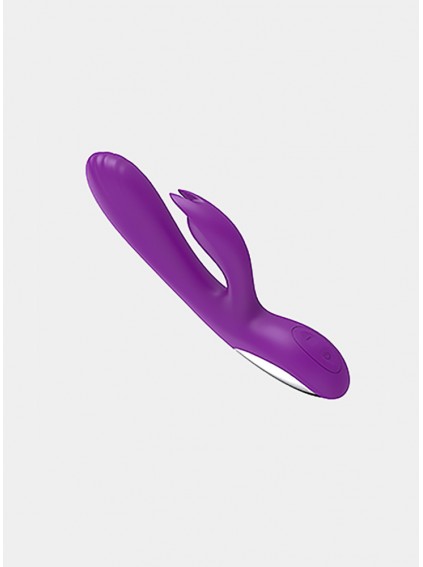 G Spot Rabbit Vibrator, 10Frequency Vibration Mode with Dual Motors Whisper Quiet USB Rechargeable 100% Waterproof Dildo Clitoris Stimulation for WomenCouples