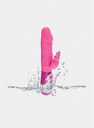 Rabbit Vibrator for Vagina Dildo Vibrator Adult Toy Sex for Couples G Spot Vibrator Stimulator Clit Vibrator Suitable Male Sex Toy for Anal Play Adult Toy for Couples, Pink, Lyps Lily Lyp