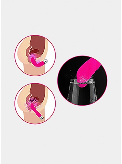 Bendable Silicone Dildo Sex Vibrator G Spot Stimulator with 10 Vibrational Settings for Women BendableWaterproofQuiet Sex Toy Adult Toy for Couples, Pink, Lyps Madison