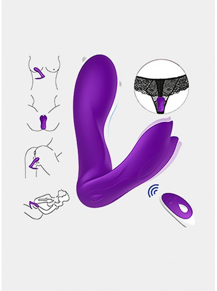 Bluetooth Vibrator with Dual Motors 6 Vibration Modes for Women Triple Stimuations