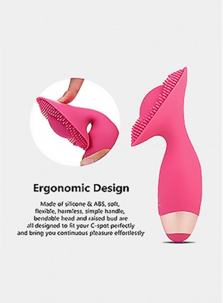 Louviva G Spot Vibrator Stimulator Silicone 10 Speed Vagina Clitorial Stimulation Vibrating Vibrator Handheld Massager Stick Flirt Brush Sex Toy Adult Toys Sex Things for Couples Or Women 