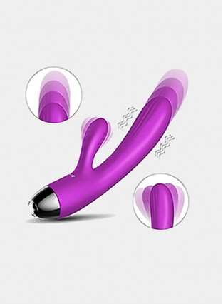 G Spot Rabbit Vibrator for Vagina and Clitoris StimulationVibrator with 7 Powerful Vibration Modes Rechargeable Dual Motor Sex Toys for Women and Couple 