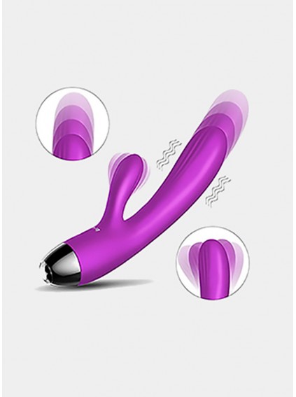 G Spot Rabbit Vibrator for Vagina and Clitoris StimulationVibrator with 7 Powerful Vibration Modes Rechargeable Dual Motor Sex Toys for Women and Couple