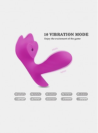 Wearable Vibrator Gspot and Clit Stimulate Dildo Lnabni Wireless Remote Control Massager with 10 Vibration Modes Waterproof USB Rechargeble Silicone Vibrator for Women 