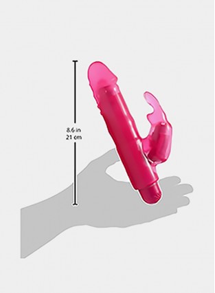 Vibes Pink Waterproof Rabbit Vibrator G-spot Clitoris Vibrator