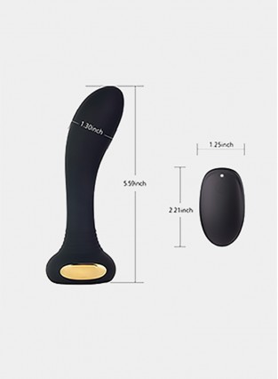 Wireless G-spot Vibrator - Rechargeable Vibrating Anal Prostate Massager