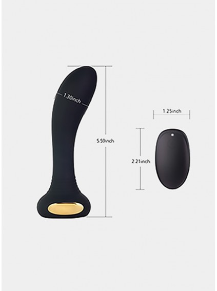 Wireless G-spot Vibrator - Rechargeable Vibrating Anal Prostate Massager