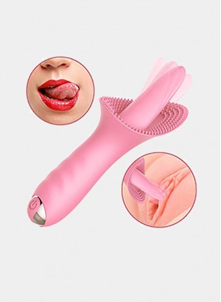 G Spot Clitoral Vibrator Silicone 10 Speed Vibrating Clitoris Vagina Stimulator,Remote Control Oral Tongue Massage Vibrating Sex Toy for Women 