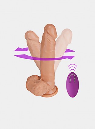 Remote Vibrator 8 Powerful Vibrating Rotating Fake Penis Sex Toy Vibrator for Vaginal G Spot and Anal Play Adult Toys for Women