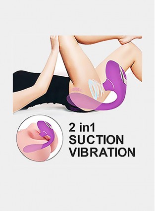 Clitoral Sucking Vibrator for Women 3 Strong Suction Intensities, PALOQUETH 2 in 1 G Spot Vibrator Nipple Stimulator Adult Sex Toys with 8 Vibration Modes Rechargeable