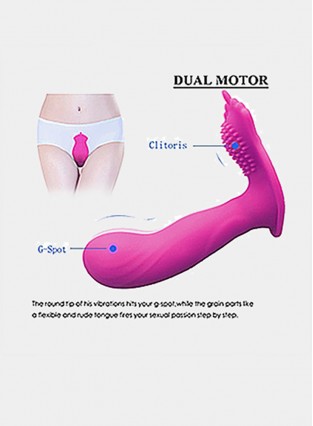 Vibrator Clitoris and G-Spot Stimulator Remote Control Vibrate MasturbationToys for Adult 