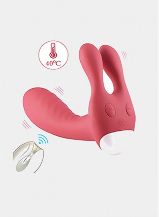 G Spot Rabbit Vibrator with Bunny Ears, Wireless Remote Control Batterfly with 7*7*7 Vibration Modes, Treediride Waterprooffor Clitoris Stimulation