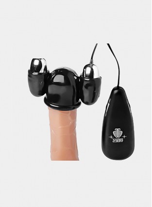 Trinity Vibes Penis Head Bullet Teaser Multi Speed Vibrator XR Brands 