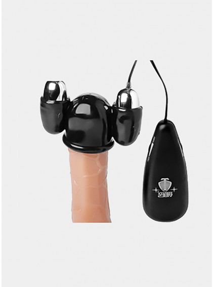 Trinity Vibes Penis Head Bullet Teaser Multi Speed Vibrator XR Brands