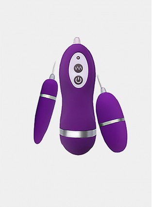 10 Frequency Silicon Double Eggs Vibrator Bullet Vibrators Waterproof Sex Toys for Women 