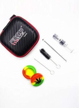 Dry Burned Tobacco / Smoke Paste / Cannabis Oil / CBD Accessories Combination Portable Storage Kit Set 